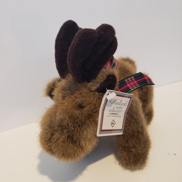 Mooose Russ Mac Moose 6" Plush Stuffed Animal Fully Jointed Woodland Collection - Picture 13 of 16